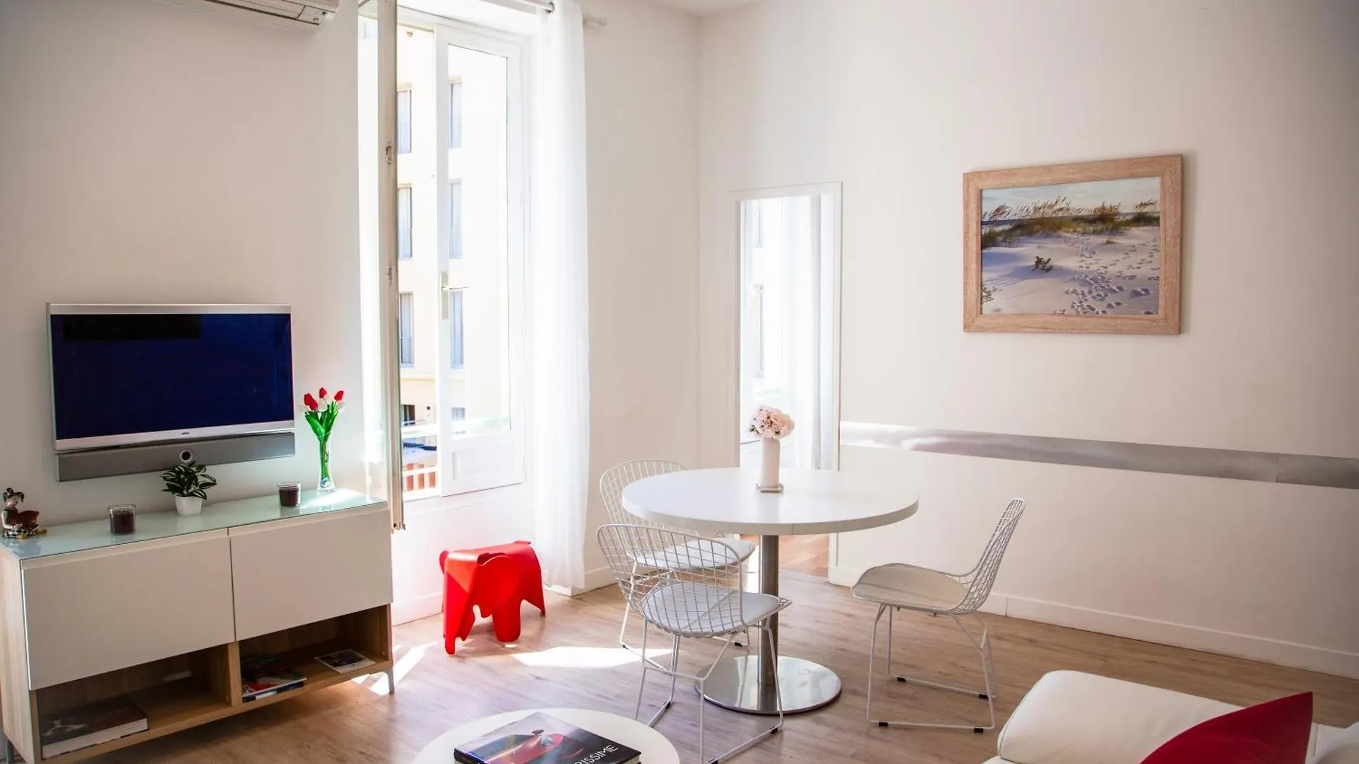 Apartment #47 Suite Paradis Centrale 2 Min De La Mer - Balcon & Ac Nice France